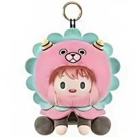 Ornements en peluche Spy Family, s'assoient en rangée, boîte à surprises, porte-clés, design original, nouveau, animal mignon en peluche, jouet en peluche, cadeau pour les garçons