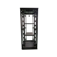 Armoire réseau informatique 19 pouces Rack 800mm de largeur et de profondeur 42u Rack de serveur anti-poussière avec ventilateur et étagère Produit d'occasion