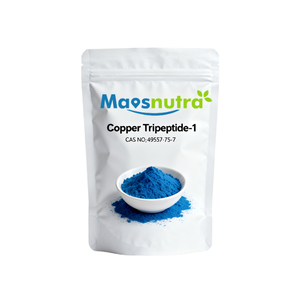 Qualità cosmetica CAS 49557-75-7 AHK-Cu GHK-Cu rame Peptide polvere 99% Tripeptide-1 rame - Product Image 1