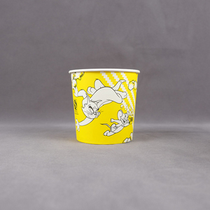 Seau à popcorn jetable en carton de qualité alimentaire, résistant à la graisse, contenants/gobelets à popcorn pour soirée cinéma, cinéma et fête - Product Image 3