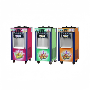 Machine à <span class=keywords><strong>glace</strong></span> molle 250 W à faible consommation, effet tourbillon arc-en-ciel, pour voitures et camions de restauration, en promotion - Product Image 5