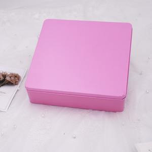 Factory Custom Food Grade Large Size <strong>Tin</strong> Can Gift Packaging Candy <strong>Sweets</strong> Square Cookie <strong>Tin</strong> Box - Product Image 2