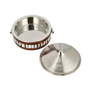 Casserole fantaisie dernière arrivée métal servant Hotpot avec couvercle hôtel fournitures à la main chauffe-plats couleur personnalisée - Product Image 5