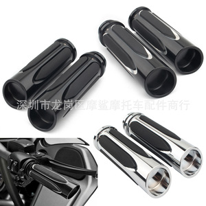 Moshark <b>Motorcycle</b> Handlebar <b>Grips</b> 15x9x5mm For Harley Softail Dyna Fat Boy Glide Modification Parts - Product Image 2