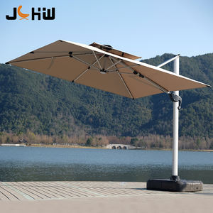 Solar LED al aire libre <span class=keywords><strong>Patio</strong></span> paraguas con soporte jardín restaurante helado publicidad sombrilla para hoteles - Product Image 6