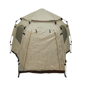Tente hexagonale automatique imperméable en bâche Oxford robuste pour camping, auvent et bâche de protection - Product Image 4