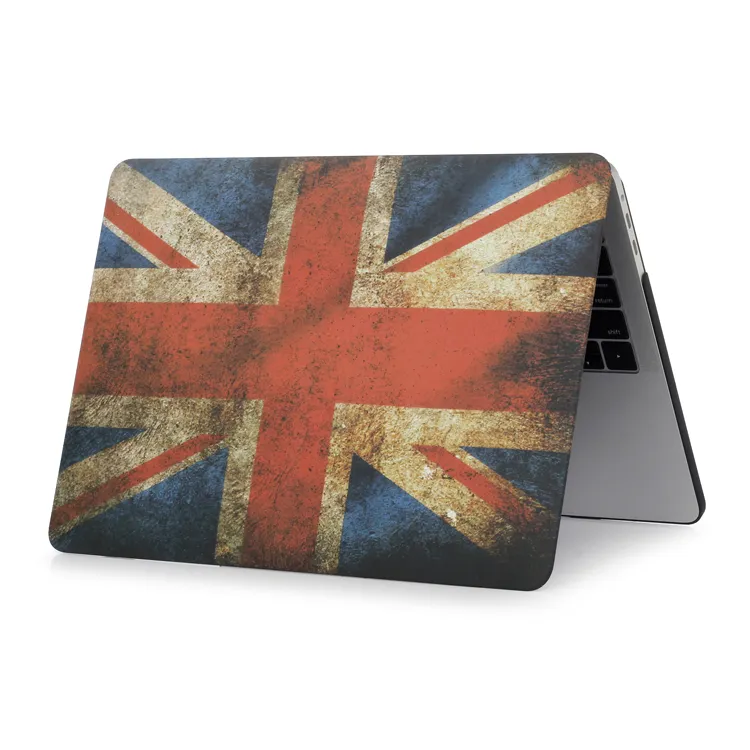 Water Painting Flag Rubberized Hard Snap-on Case Shell Cover For Apple Mac Macbook Air 13" Inch