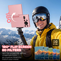 Mini Cámara de Acción 4K Personalizada, Pantalla IPS de 2.8 Pulgadas, Cámara CCD, Resistente para Deportes al Aire Libre, Zoom Óptico 16X, USB Tipo-C