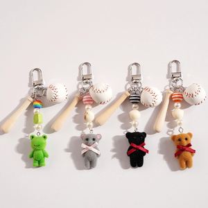 Nouveau porte-clés pendentif ours en peluche DIY, breloque de sac créative et personnalisée pour les couples et les meilleurs amis, cadeaux pour sacs et porte-clés - Product Image 1