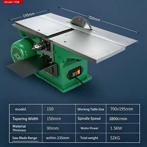 Machine à <span class=keywords><strong>bois</strong></span> multifonction trois-en-un : coupe, rabotage, perçage - Product Image 4
