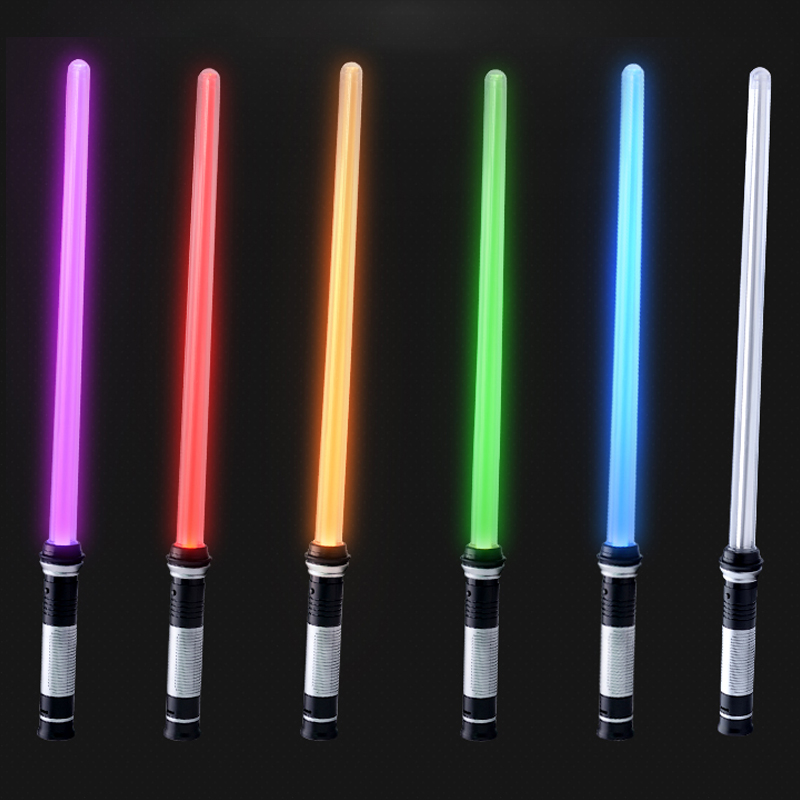 Lightsaber Smooth Swing Metal RGB Discoloration Pixel Telescopic