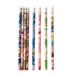 Lápiz HB de Dibujos Animados con Borrador, Material Escolar de Madera para Niños, Estudiantes de Primaria, Papelería para Escribir - Product Image 5