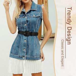 Ceinture <span class=keywords><strong>en</strong></span> cuir pour femmes, couleur bonbon, boucle carrée tendance, ceinture pour femmes pour jeans, pantalons, robes - Product Image 4