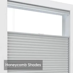 Custom Cordless Cellular Blinds Honeycomb Shades Motorized Automatic Honeycomb Blinds