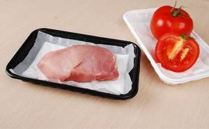Almohadilla Absorbente para Carne, Almohadilla Absorbente para Empacar Alimentos, para Venta al por Mayor en Supermercados, para Carne de Pollo y Res Congelada, con Bandeja de Plástico - Product Image 6