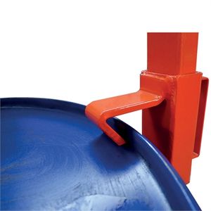 400kg लोड भारी ड्यूटी ड्रम ट्रक पहिएदार हाथ ट्राली उपकरण गाड़ी Rimmed धातु ड्रम ट्राली वेल्डेड स्टील ड्रम बैरल चायदान ट्राली - Product Image 2