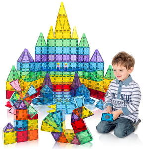 2025 nouveau Design 129 pièces carreaux magnétiques 3D blocs <span class=keywords><strong>de</strong></span> <span class=keywords><strong>construction</strong></span> magnétiques magiques jouet pour enfants - Product Image 6