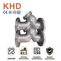 Filtre en Y à bride KHD de haute qualité 150lb DN100 en acier inoxydable CF8M – Filtre industriel