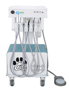 歯科用インナー550Wコンプレッサーモーターとクリニック用フルセット器具付き獣医歯口治療最新モバイルユニット - Product Image 3