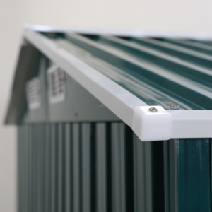 Abri de jardin multifonctionnel en acier pour l'extérieur, résistant à l'eau, pour outils de ferme et mobilier de patio - Product Image 4