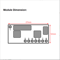 RXB15 433MHz inalámbrico RF ASK 4CH módulo receptor Control remoto superheterodino RX módulo receptor con función de decodificación