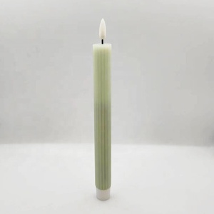 Wedding Decor Luxurious Real Wax Electric Remote Control Flickering Flameless Led <strong>Taper</strong> <strong>Candle</strong> - Product Image 3