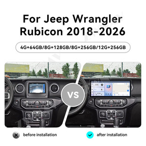 ZWNAV Pantalla Multimedia de 15.8 Pulgadas con Carplay para <span class=keywords><strong>Jeep</strong></span> Wrangler <span class=keywords><strong>Rubicon</strong></span> 2018-2026, Navegación GPS, Reproductor, Unidad Principal Estéreo para Auto - Product Image 2