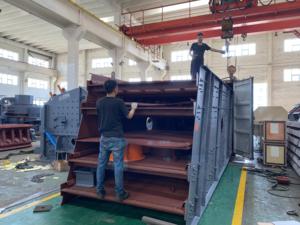 高周波4YK1860 YKシリーズ振動スクリーン砂と石6000x 1800mm 30KW力のための耐久性のあるデザイン - Product Image 4