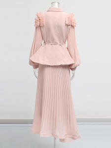 Set of High-end Women's <strong>Clothing</strong> 2025 Early Autumn New Design Sense, Waist Cinching Suit Jacket+high Waist Skirt Two-piece Set - Product Image 4