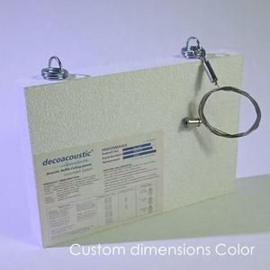 Panneaux acoustiques <span class=keywords><strong>en</strong></span> <span class=keywords><strong>laine</strong></span> <span class=keywords><strong>de</strong></span> <span class=keywords><strong>verre</strong></span> à <span class=keywords><strong>prix</strong></span> d'usine, design à faux baffles pour <span class=keywords><strong>la</strong></span> décoration <span class=keywords><strong>de</strong></span> halls et <span class=keywords><strong>de</strong></span> magasins, installation verticale pour espaces ouverts - Product Image 2