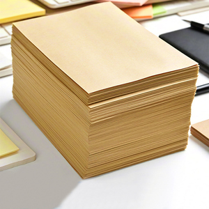 <span class=keywords><strong>Cartoncino</strong></span> Kraft <span class=keywords><strong>Marrone</strong></span> Grezzo Non Sbiancato da 80gsm, Leggero, Stampabile, per Arte e Artigianato, Formato A4 - Product Image 1