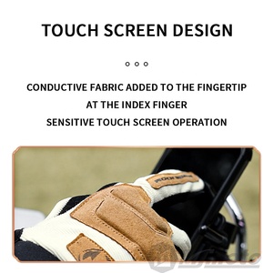 Gants de moto rétro pour l'été 2023, compatibles avec les écrans tactiles, gants de <span class=keywords><strong>motocross</strong></span> respirants, gants de vélo et de moto - Product Image 5