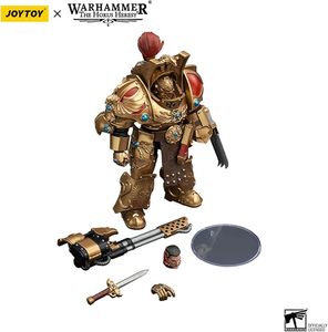 Figura de Acción JOY <span class=keywords><strong>Toy</strong></span> Warhammer Aquilon Terminator <span class=keywords><strong>Squad</strong></span>, Aquilon con Infernus Firepike, Escala 1/18, 5.4 Pulgadas, Modelo Coleccionable Mecha - Product Image 5