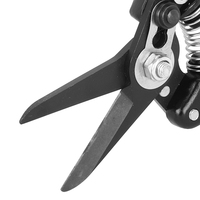 Ciseaux de taille professionnels portables pour bricolage industriel avec poignée antidérapante, lame en acier au carbone, revêtement PTFE