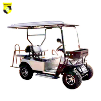 Vente en gros 48V Mini Limousine voiturette de golf Manufacture 4 places rapide Buggy électrique monoplace