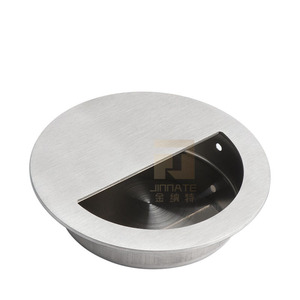 Stainless Steel Drawer Handle Round Concealed Recessed Minimalist Cabinet Knob Antirust JNT 217 - Product Image 3
