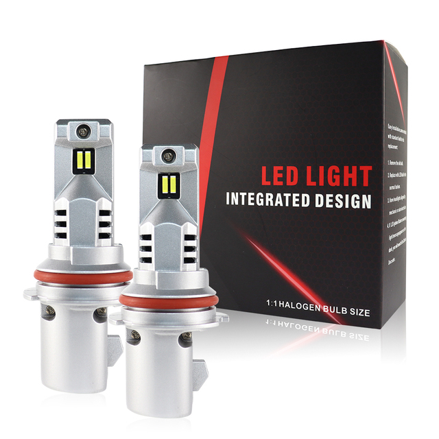 Factory Direct Q12 9004 Mini Size 40W Hi Lo Beam Fanless LED Headlight Bulbs Canbus Error Free Hi Lo Beam Headlamp