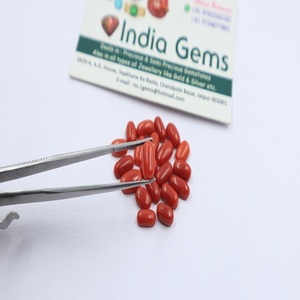 Coral naturel de qualité AAA+, cabochon, pierre précieuse en vrac pour la création de bijoux - Product Image 2