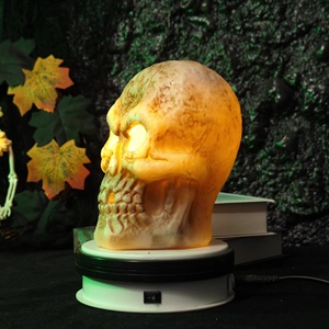 Novità per il Commercio Transfrontaliero: Ornamento Decorativo di Halloween con Teschio Luminoso Retrò da 55 Pollici, Bestseller - Product Image 3