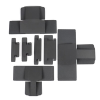 Ventes de bougies parfumées aux huiles essentielles, emballages personnalisés en carton blanc, papier kraft brun, boîtes blanches et noires