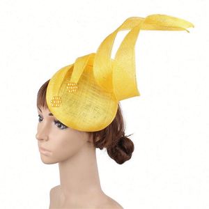 Sombrero de Iglesia de Cuatro Capas de Hilo de Cáñamo, Nuevo Estilo Europeo, Accesorios para el Cabello, Horquillas y Sombreros Fascinantes para Damas - Product Image 5