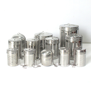 WELAND a maglia Extra Fine infusore per tè sfuso 18/8 in acciaio inossidabile a catena estesa gancio per colino per tè e spezie condimento per tè più ripido - Product Image 2