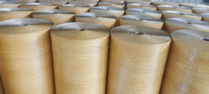 Enhanced Visual Appeal <strong>Wood</strong> <strong>Grain</strong> Composite PET/PE/PET Laminated <strong>Film</strong> For Packaging &amp; Printing Printed Material - Product Image 3