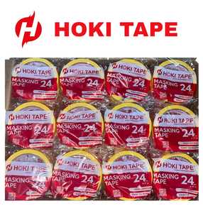 Ruban de masquage Hoki 24mm x 20yard 150mic idéal pour peindre la protection de l'étiquetage des marchandises et l'adhésion temporaire polyvalente - Product Image 3
