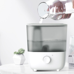 <b>Humidifier</b> 2.5L Large Capacity Transparent Water Tank Desktop Home Use White And Black - Product Image 1