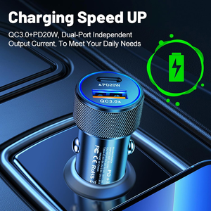 Cargador de Coche USB-C PD 3.0 de Carga Rápida 5V/3A 60W ABS/PC Ignífugo con Cable Retráctil, OTP, OCP, Ecológico y Plegable - Product Image 5