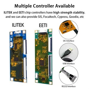 Kit de superposition d'écran tactile capacitif multipoint Qudee 12,1 pouces <span class=keywords><strong>10</strong></span> points, verre trempé, puce ILITEK2510 - Product Image 2