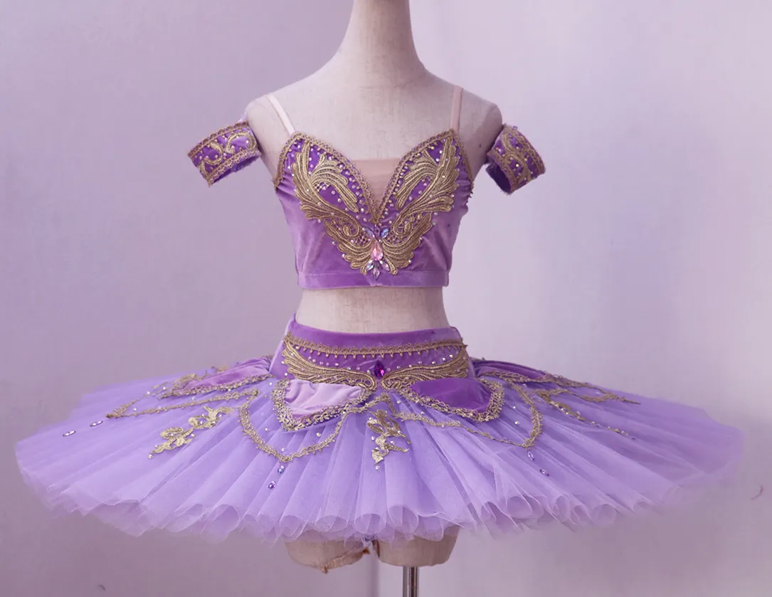 New crop top design adult Professional ballet tutu costumes Two pieces split type tutu skirt .New--41