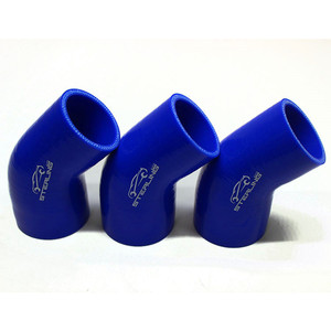 Customized size and <span class=keywords><strong>colored</strong></span> kurze flex intake 45 degree elbow reducer <span class=keywords><strong>silicone</strong></span> intercooler couplers <span class=keywords><strong>rubber</strong></span> hose for car - Product Image 1