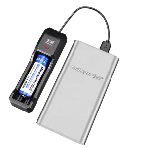 li batteria agli ioni di 3.7v caricabatterie Suppliers-Fabbrica diretta singolo 18650 batteria usb charger 3.7V 18650 Li ioni di Litio Ricaricabile